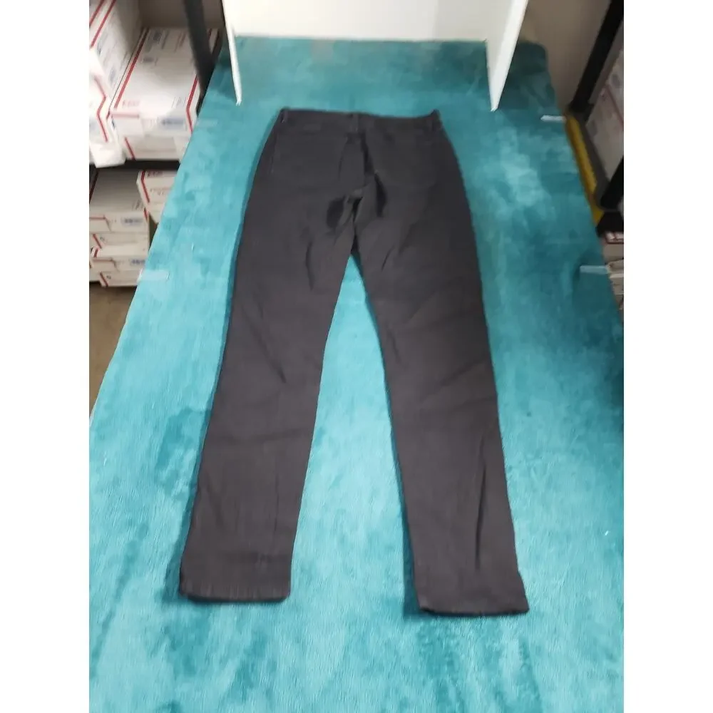 Loft Jeans Size 0 Women Black Pants Denim Stretch Dark Mid Rise The Skinny